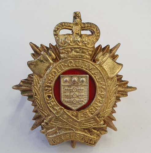 Cap badge brass - cap, royal