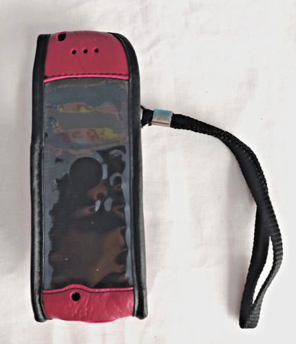 785 red leather phone case - phone,