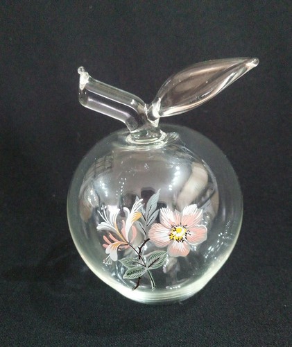 Hollow glass apple - hollow,