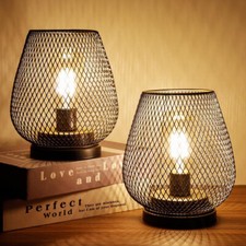 Metal Cordless Table Lamp Cage