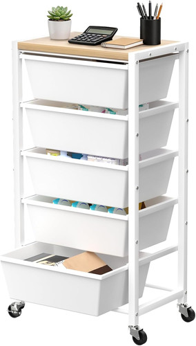 Rolling cart with drawers - cart,