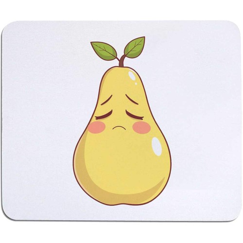 Sad pear mouse - mouse, desk