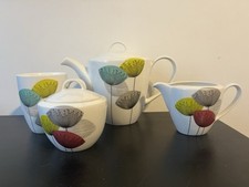 Queens Sanderson Dandelion Clocks Part Tea Set