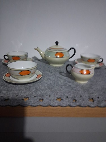 Vintage 1930s art deco - art, czech