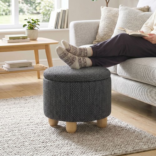 Ottoman with storage lid - storage,,