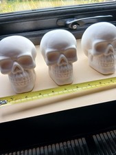 Skull trio 3 White Matt