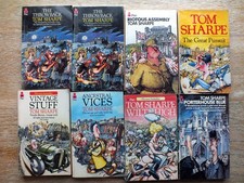 Tom Sharpe Paper Back Books X7
