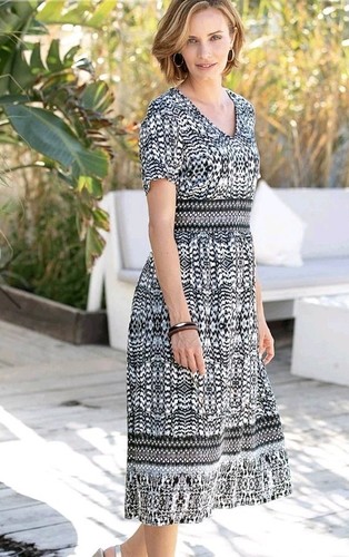 Ladies size black white - size, 14