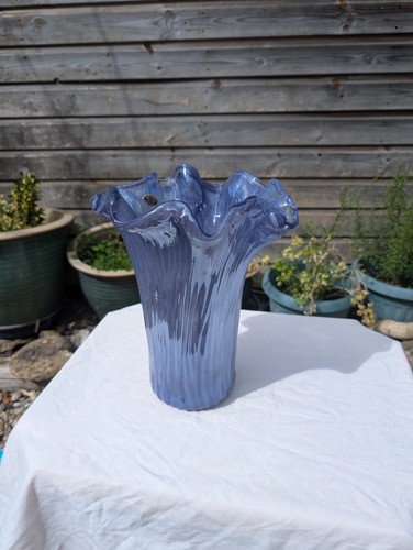Large purple murano glass - large, vase