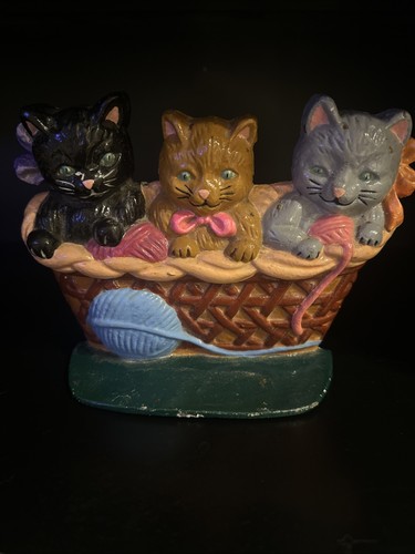 Vintage hand painte - vintage, kittens
