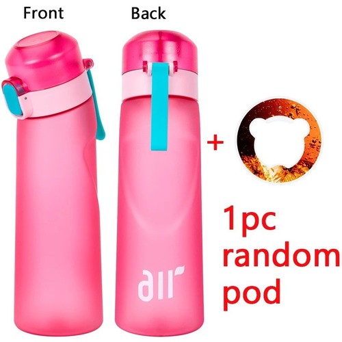 Air water bottle with - water, random