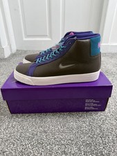 Nike SB Zoom Blazer Mid Premium Leather - Brown / White - UK 12