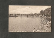 Postcard Lancashire Preston Tram Bridge