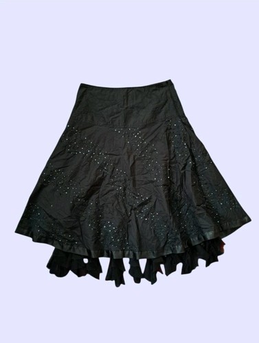 Y2k bay black sequin tule - y2k,