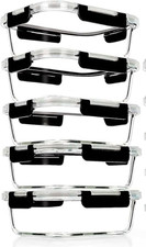 5 PCS Containers with Airtight