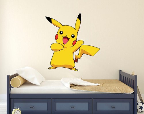 Pikachu pokemon large - pikachu, wall