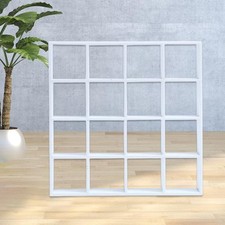 Handmade Mini Birch Wooden Storage Rack 16-Grid Display Shelf Bookcase Stand