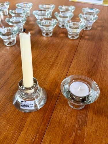 Ikea clear glass reversible - ikea,