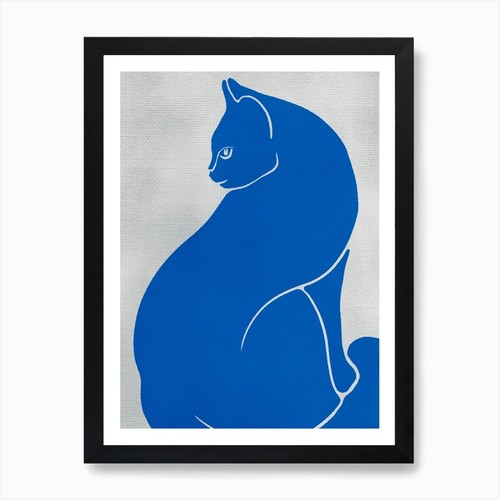 Blue cat matisse inspired - matisse,