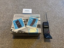 Vintage Motorola Micro Tac Classic Flip Mobile Phone BOXED