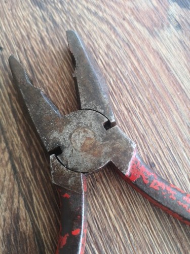 Vintage pliers made - vintage, 7"