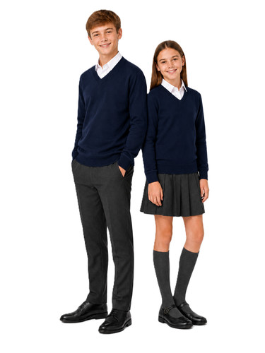 Girlunisex neck school - girlunisex, v