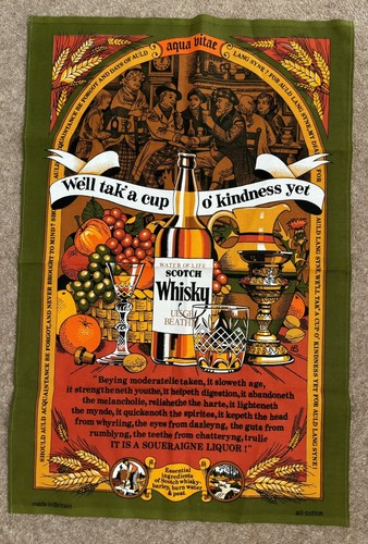 Vintage scotch whiskey water - -,