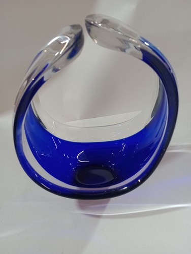 Murano cobalt blue art glass - murano,