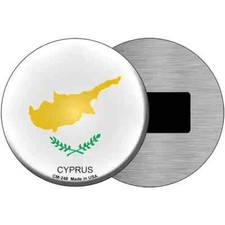 Cyprus country magnet - 3.5",