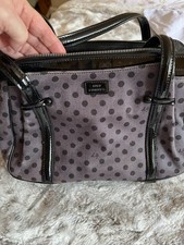  Lulu Guinness Medium Franka Bag Black/Grey complete with dust bag