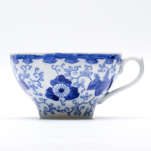 Japanese porcelain cup handle - porcelain,