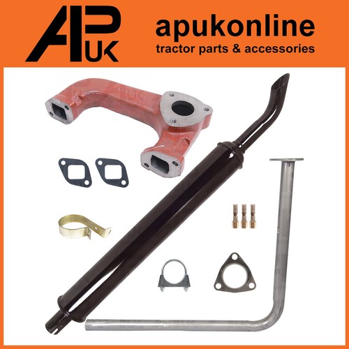 Downswept exhaust kit black - downswept,