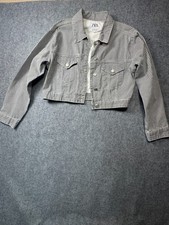 Zara Cropped Jacket Womens