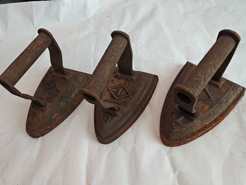 Vintage flat irons x size - irons,