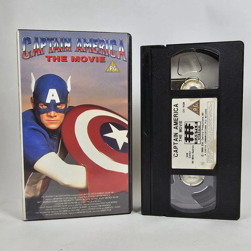 Captain america the movie vhs - america,