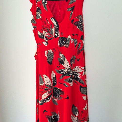 Ossie clark london red floral - london,