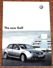 2004 VW GOLF Mk5 UK Launch Sales Brochure - GT TDI FSI, SE, S