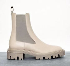ZARA Boots Oat Nude Beige