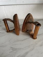 Vintage Flat Iron Set of 2 Sad