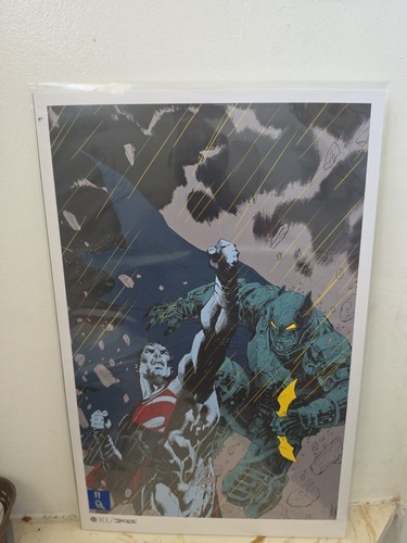 Superman batman art - batman, print
