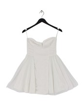 Elise Ryan Mini Dress UK12 in White