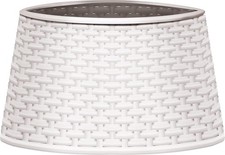 Rattan Style White Tree Skirt