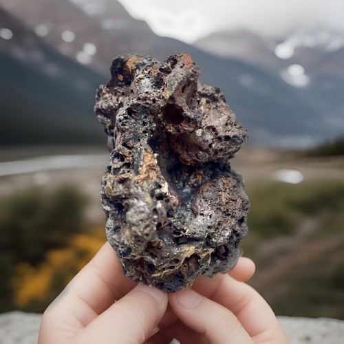 Volcanic vesiclular basalt - volcanic,