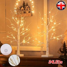 2 Pack LED Twig Birch Table