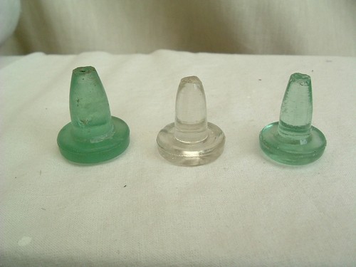 Antique vintage green clear - green,,