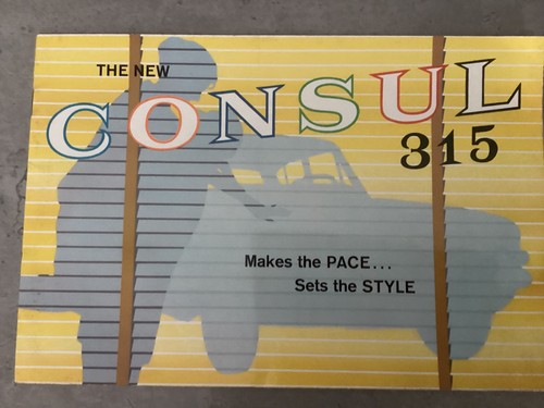 Ford consul 315 car sales - consul,