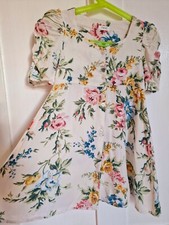 Next Cream Floral Shirt A-line