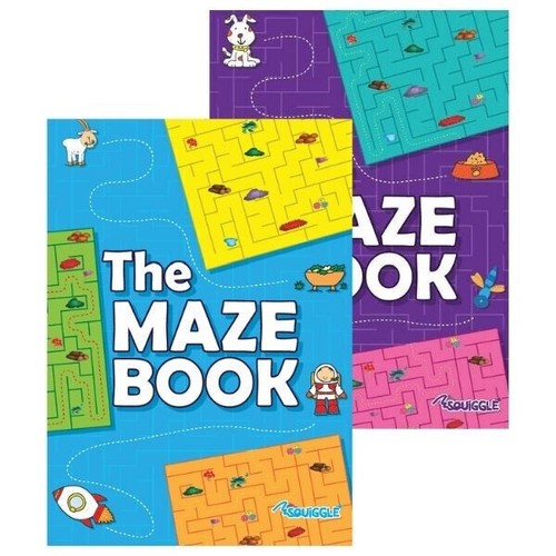 Mazes puzzle book - a4,