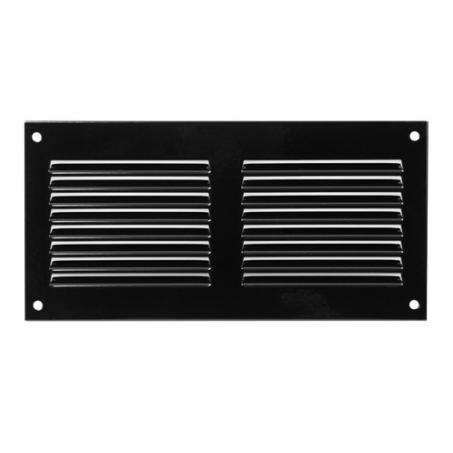 Black metal air vent - metal,
