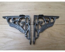 PAIR of 5" SINGER scroll Cast